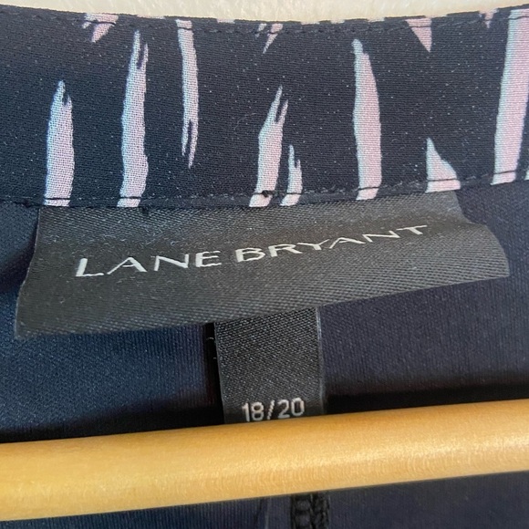 NWT Lane Bryant Ruffle V-Neck Zebra Print Dress 18/20 Flowy Fit & Flare - Picture 3 of 5